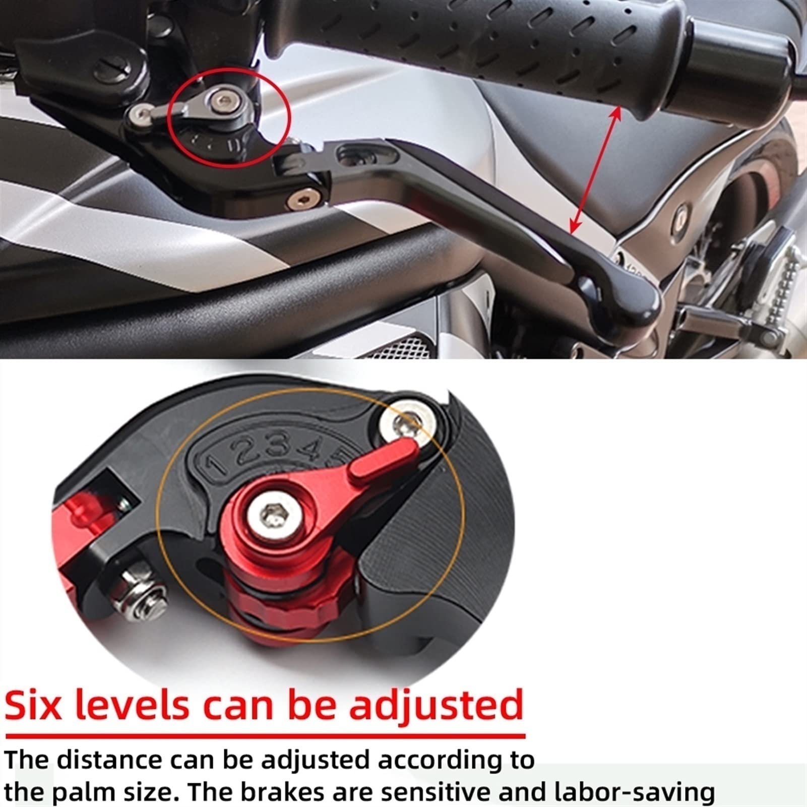 Leve Freno E Frizione Regolabili Per YAMAHA MT-25 - Alluminio T6 Pieghevoli