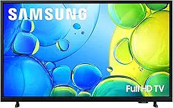 Samsung Smart TV Classe Full HD F6000 de 32 polegadas (modelo 2025) HDR, som de rastreamento de objetos Lite, Knox Security, One UI Tizen, Smart TV