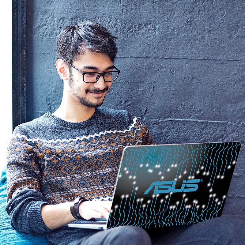 Image of Galaxsia Pattern D6 Full Vinyl Laptop Skin /Sticker /Cover for 17 to 17.3 Inches Laptops Laminated-Removable-HD Quality Compatible for Hp-Dell-Sony-Lenovo-Asus etc.(16.5x11 Inches)