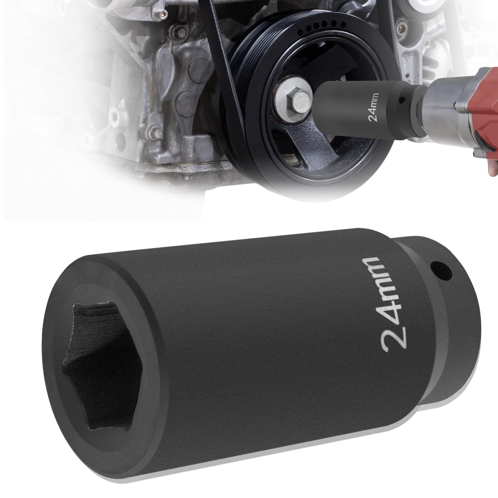 Sunluway 77070 24mm Crank Bolt Socket