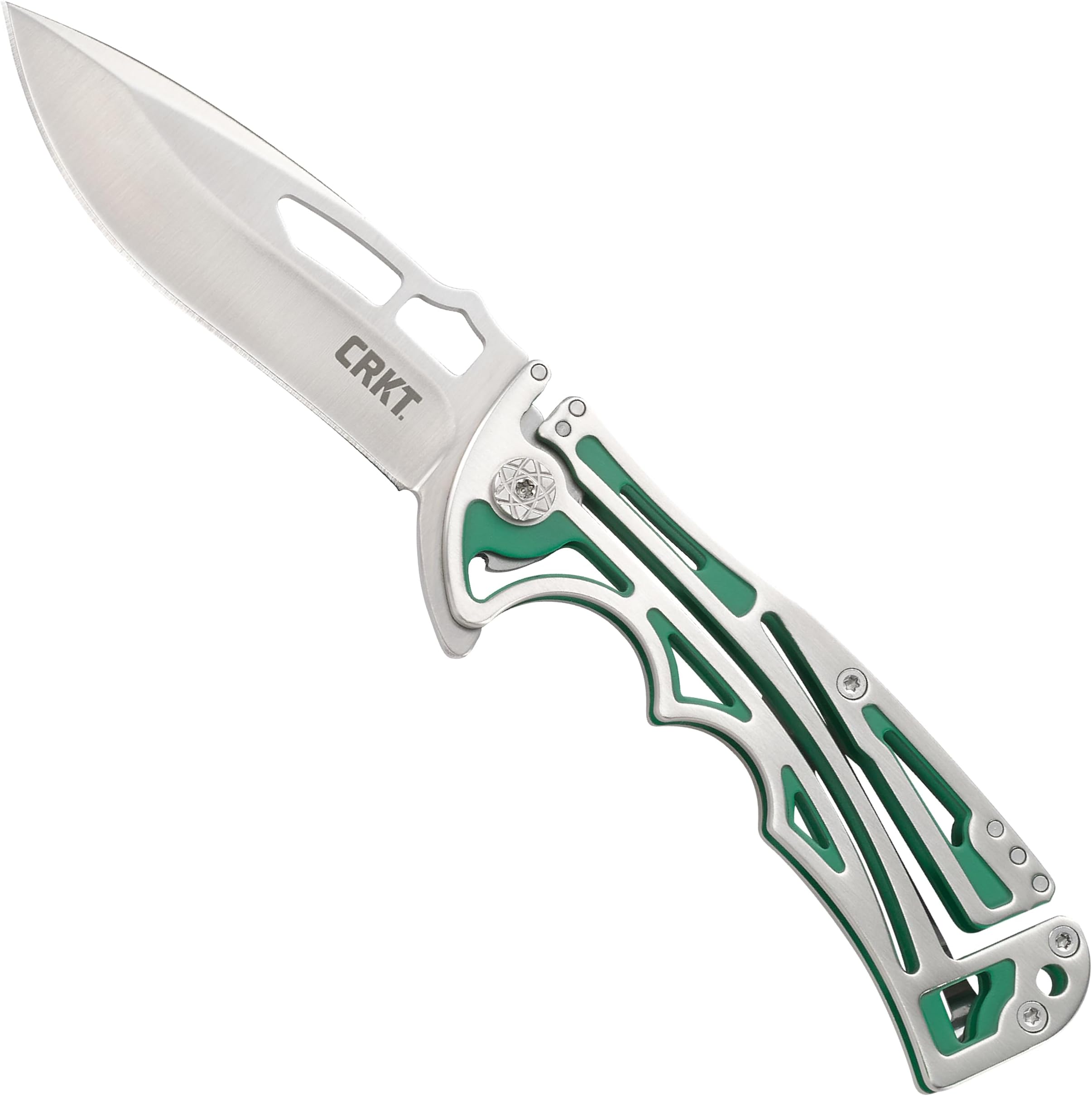 CRKT Nirk Tighe Everyday Carry Folding Knife with Klecker Lock, Gray, 5241