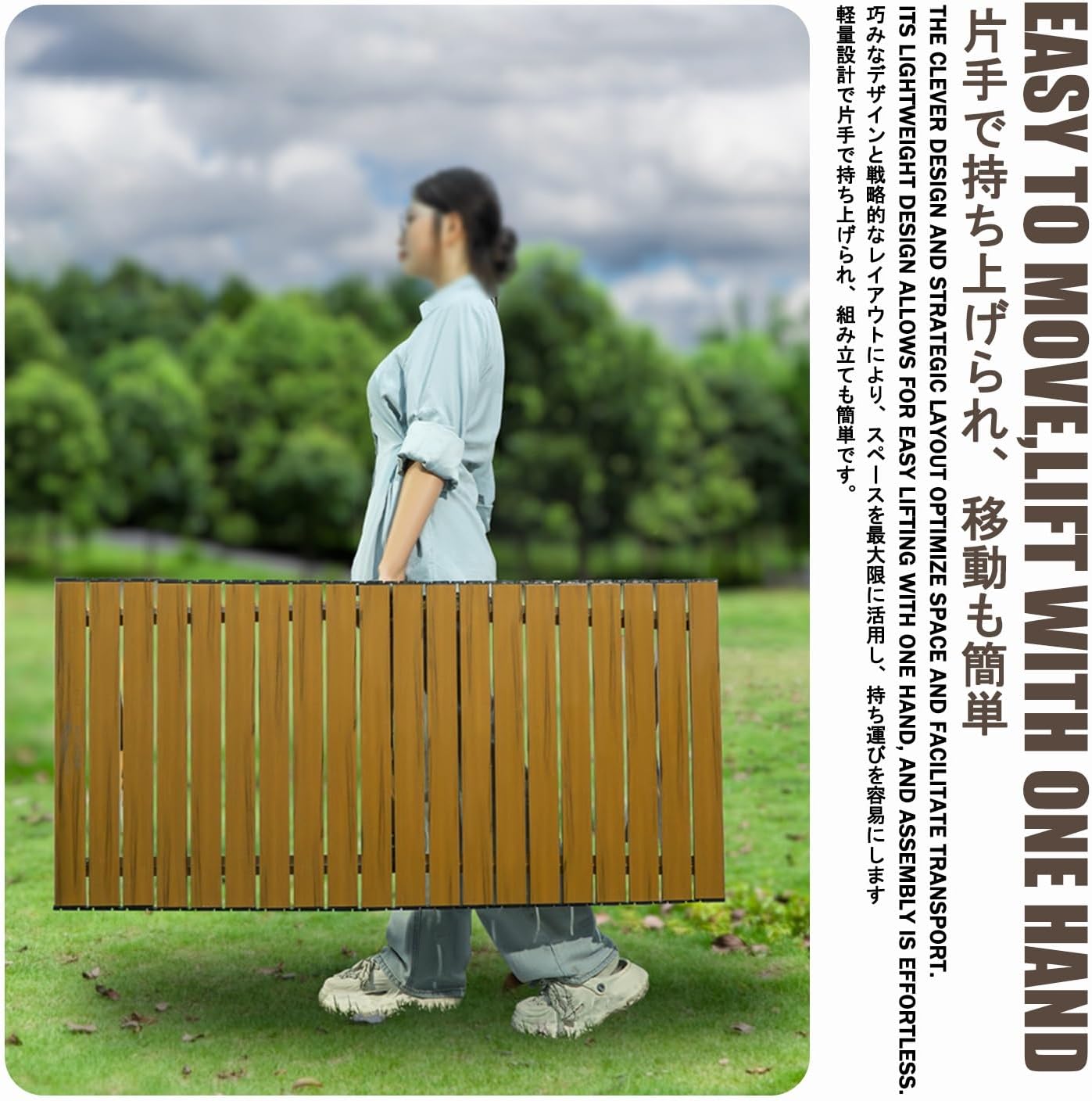 Picnic Folding Table with Chairs，Folding Foldable Table Bench，Lightweight and Easy to Carry, Suitable for Beach Trips, Garden Parties, Outdoor Barbecues, Etc.(Black,90CM+2 Chairs)