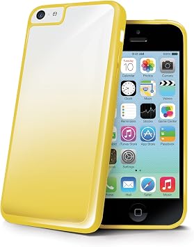 Muvit MUSUN3603 Hard Cover with Yellow Shaded Rigid Rear and Rubber Frame