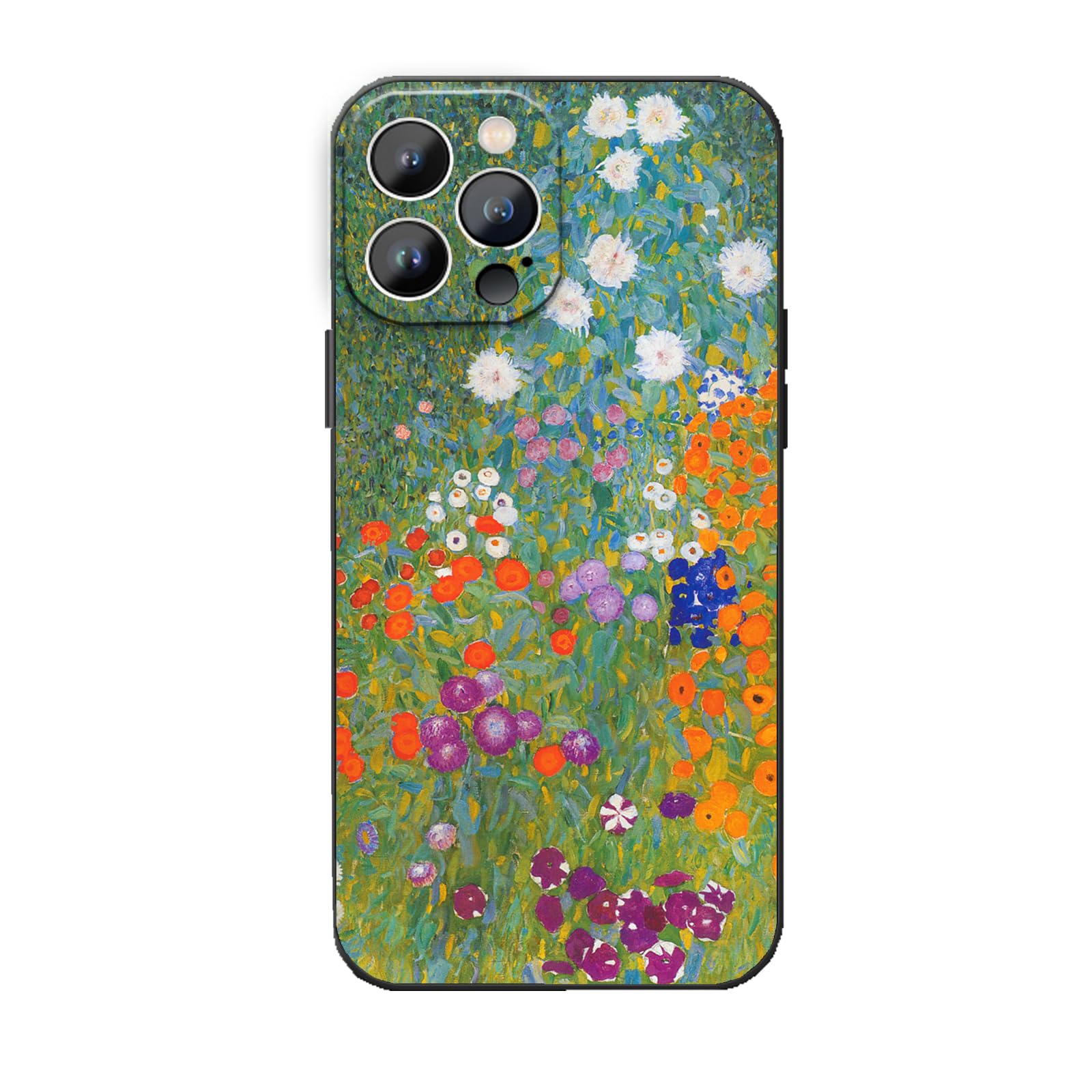 Avistinz for iPhone 13 Pro Max Case, Gustav Klimt Painting Phone Case for Women, Cute Colorful Flower Garden Plants Phone Cover