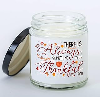 Thanksgiving Candle There is Always Something to Be Thankful for, House Family Together Dinner Table Decoration, Thanksgiving Dinner Decoration, Thankful Fall Turkey Party Gift for Women
