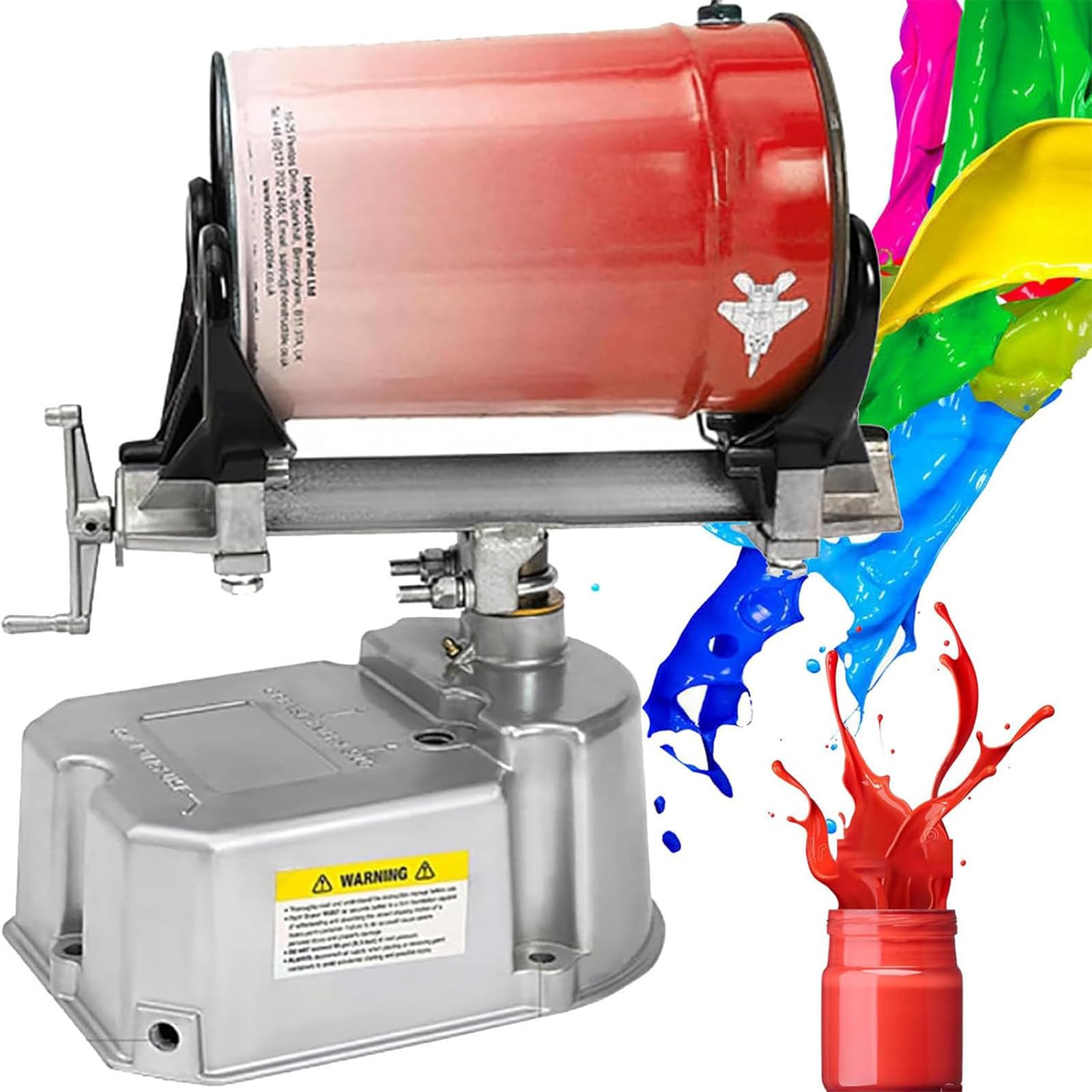 Miscelatore pneumatico per vernice, 0,2-0,6 Mpa, 1-5L, 0-500 oscillazioni/min, morsetto regolabile per pittura e acquerello
