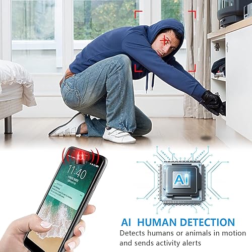 Miniatura 5 de 32G gratis: cámara inalámbrica más pequeña, detector de cámara WiFi espía HD1080P, cámara para mascotas, cámara de monitor de bebé para visión