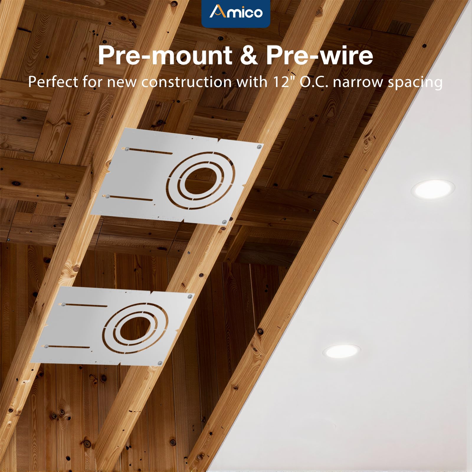 Amico New Construction Light Mounting Plate -2 Amico New Construction Light Mounting Plate -2