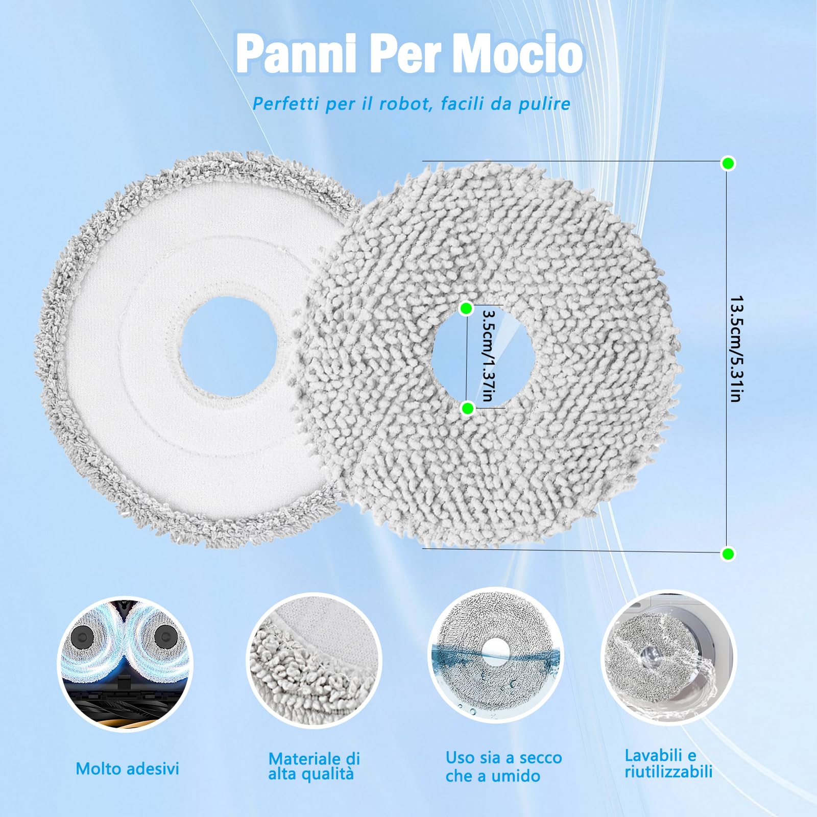LOVOBO 26 Pezzi Accessori per Dreame X50 Ultra Complete/Master/L50 Pro Ultra/L40s Pro Ultra/Mova V50 Ultra Complete Aspirapolvere, Spazzola Principale, Filtri Hepa, sacchetti per la polvere, Panni Mop