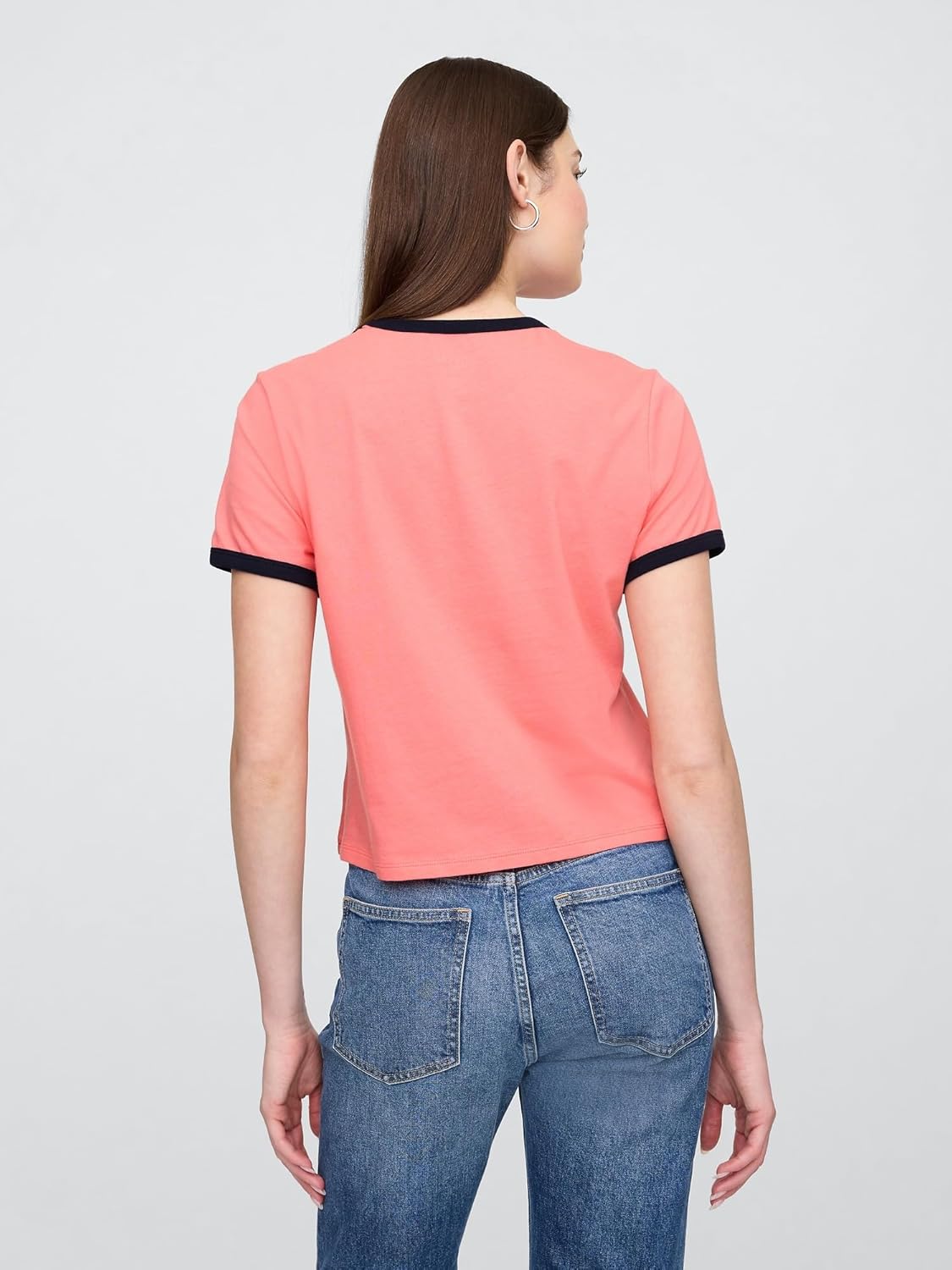 Gap Womens Relaxed Graphic Shrunken Tee - Image 2
