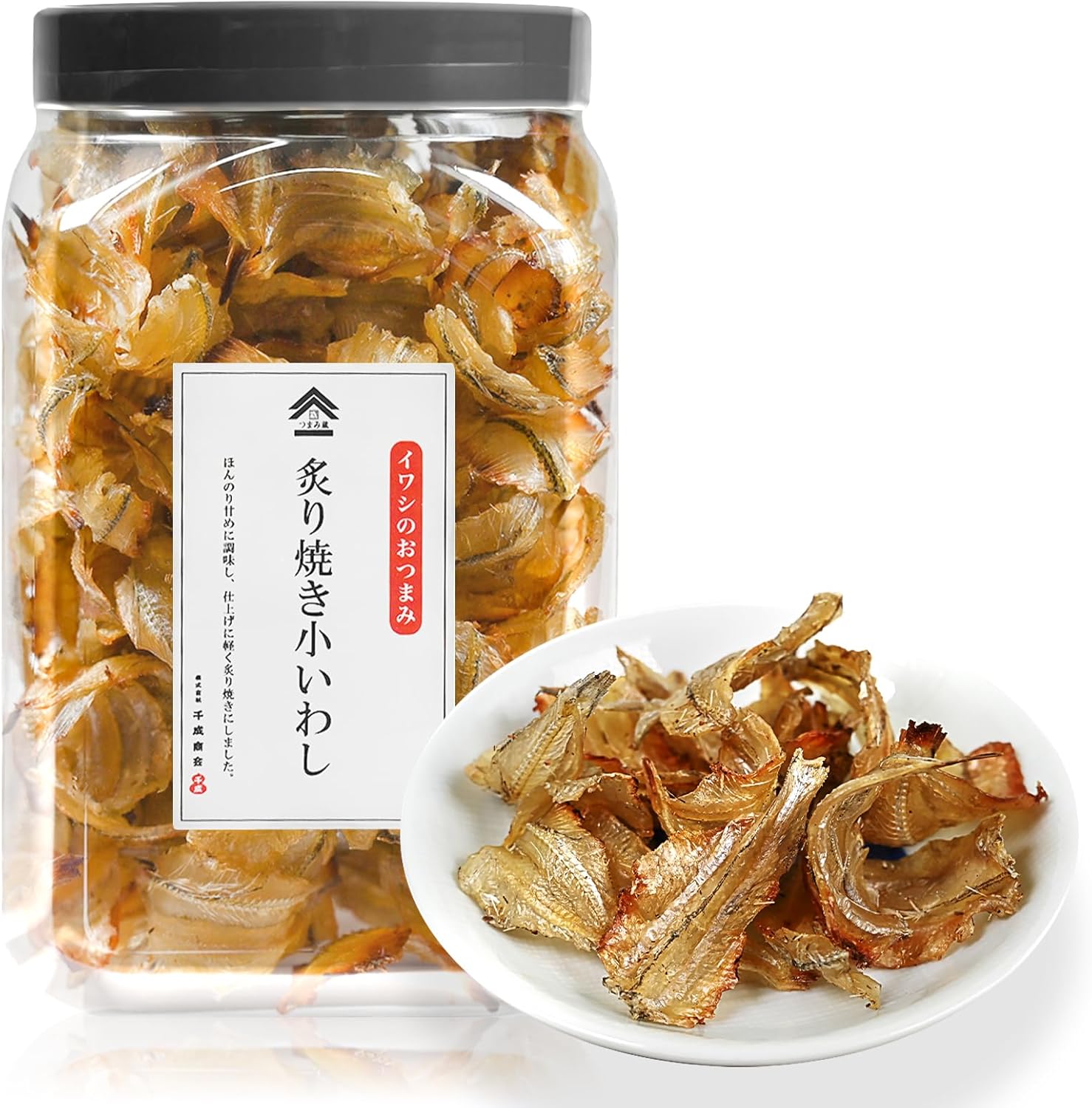 小魚 おやつ イワシせんべい【香ばしく食べやすい！ 炙り 薄焼きいわし 骨せんべい（国内加工）】 カルシウム お菓子/おつまみ/珍味/業務用 食品 千成商会 [ つまみ蔵 ] 炙り焼き小いわし 450g