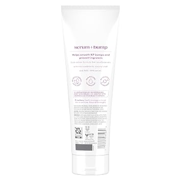 Dove KP Bump Body Scrub with 10% AHA & BHA For Rough Bumpy Skin, Violet Woods Scent, 8.5 OZ