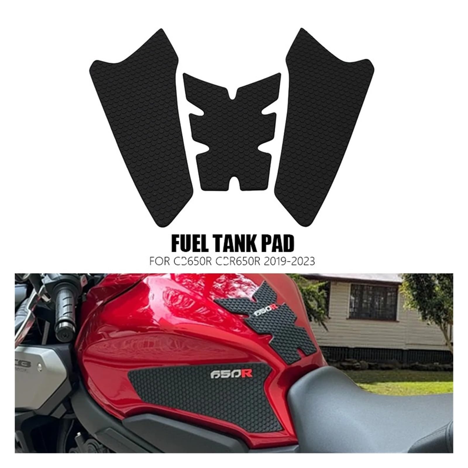 Motorrad Tankpad Fit Für HO&ND&A CB650R CBR650R Motorrad Anti-slip Kraftstoff Tank Pad Schutz Aufkleber CB 650R CBR 650R 2019-2023 2022 2021 2020