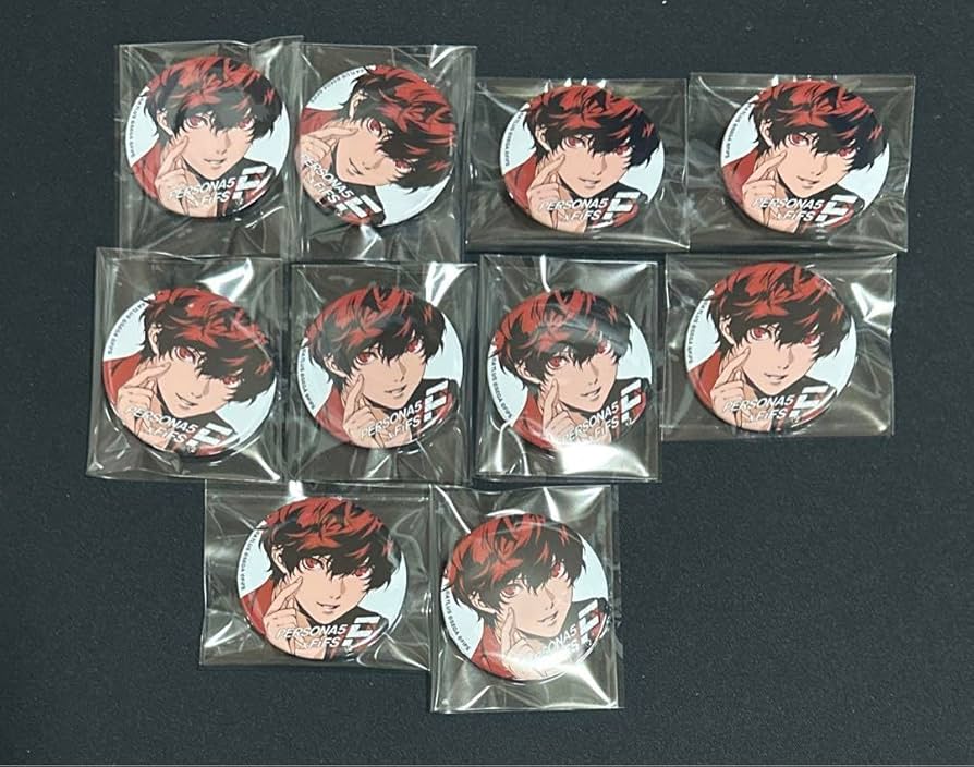 ペルソナ fifs 缶バッジ ジョーカー P5 主人公 ペルソナ5 Amazon.co.jp: FiFSイラスト展＋ ペルソナ5 p5 主人公