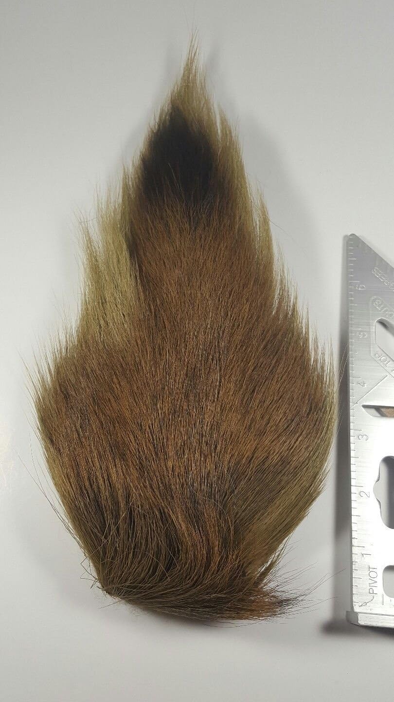 Hareline Dubbin Large Northern Bucktail (white) : Fly Tying Materials : Sports & Outdoors