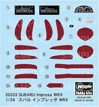 Amazon | ハセガワ 1/24 スバル インプレッサ WRX プラモデル