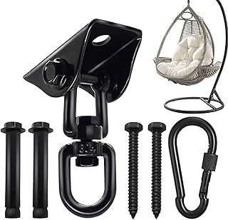 balanço pretos - Hardware montagem balanço capa1200 libras | Balanço aço inoxidável 304 giratório 360 graus fora balanço resistentes, acessórios Hmltd