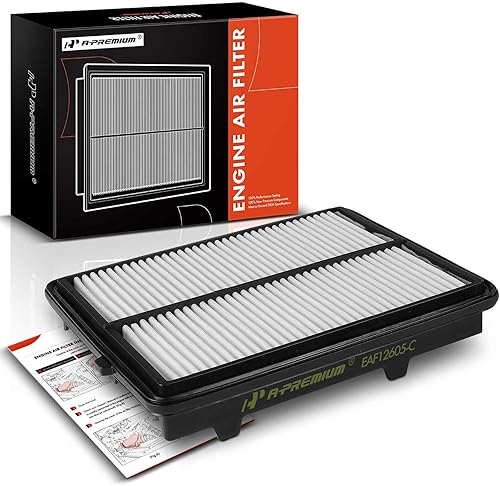 A-Premium Filtro de aire de motor compatible con Acura RDX 2019 2020 2021 2022 2023 - L4 2.0L - Reemplazo # 17220-5MS-H00
