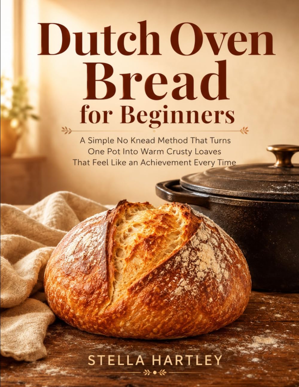 Dutch Oven Bread for Beginners: A Simple No Knead Method That Turns One Pot Into Warm Crusty Loaves That Feel Like an Achievement Every Time