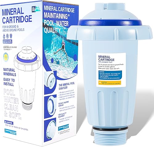 Cartucho mineral de repuesto Nature2 Express W28175 para desinfectantes de piscinas, para piscinas enterradas y sobre el suelo de hasta 30,000