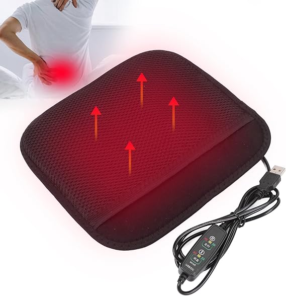 Small Heating Pad, Portable Electric Back Warmer Heated Pads with for