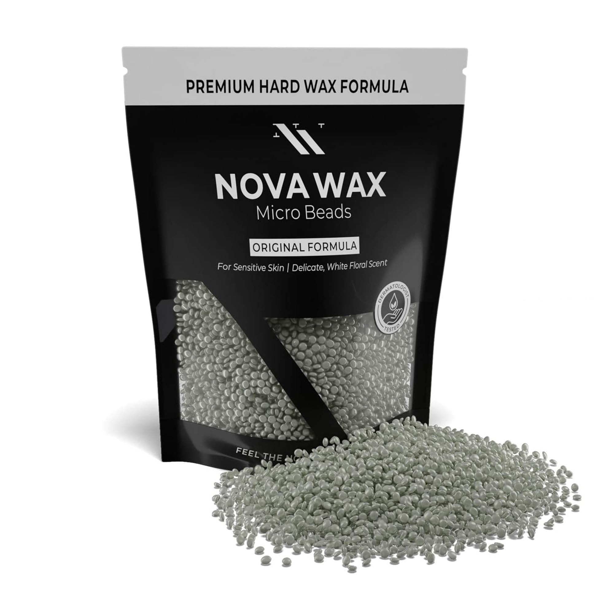 Nova Wax1000g 2lb Hard Waxing Beads For Painless Hair
