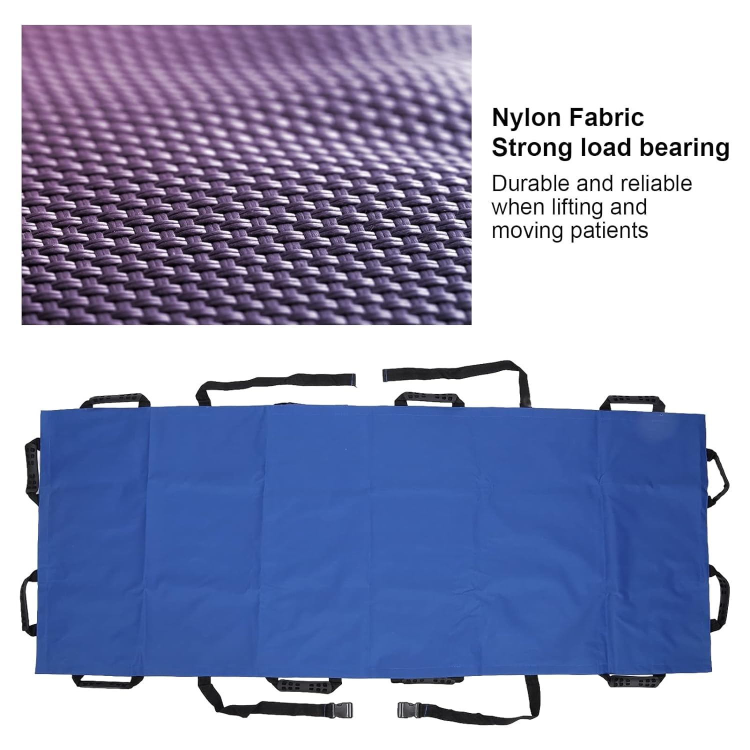 Brancard Pliant, Brancard Portable avec Sacs De Rangement, Brancard d'urgence Brancard, Civière Souple Coussin De Lit De Positionnement De Transport pour Le Transport De Patients