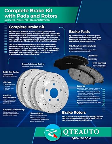Miniatura 5 de PM Auto Kit de pastillas de freno de cerámica trasera para Nissan 370Z 2014-2019
