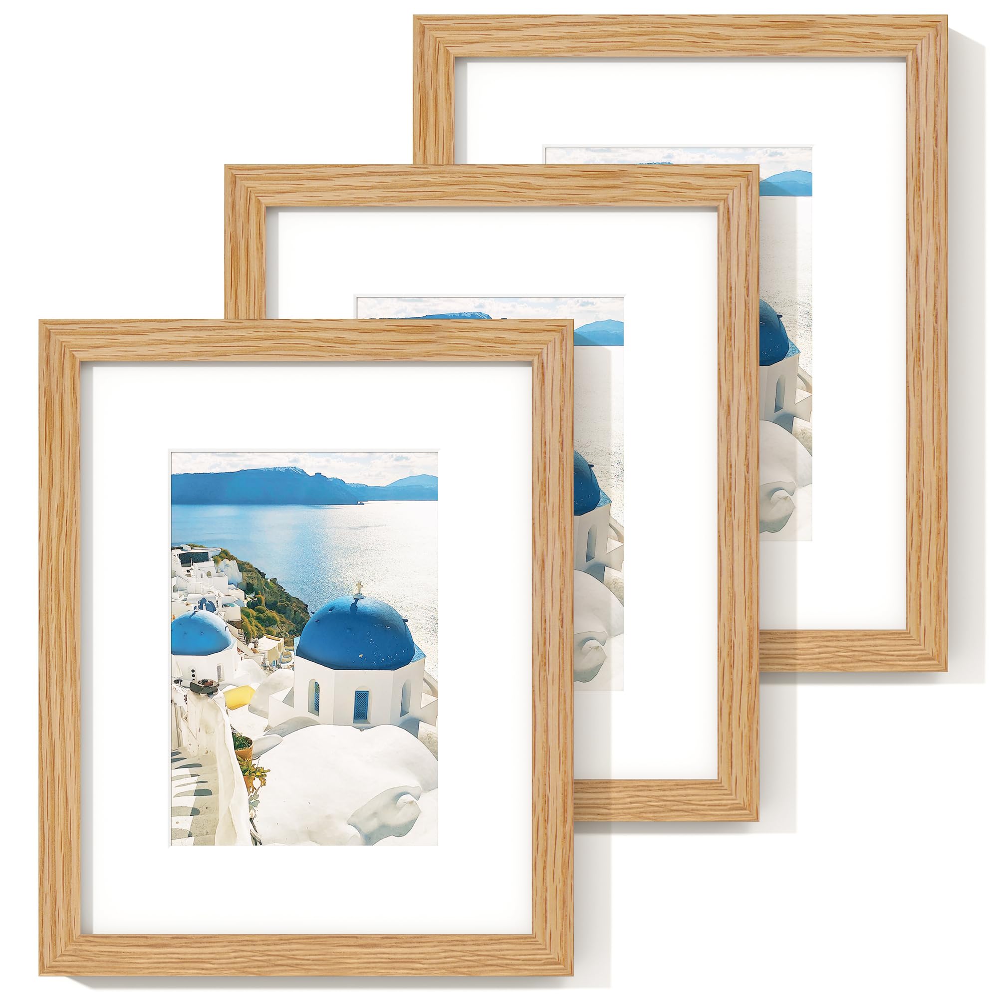 Amazon.com - Axeman 8x10 Picture Frame - Solid Oak Wood 8''x10