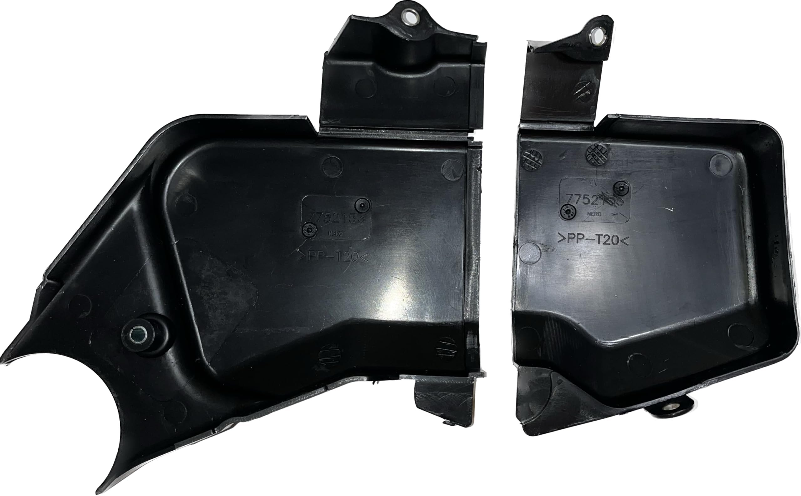 Star 2205 - Carter copertura cinghia dentata distribuzione compatibile con FIAT UNO PANDA // LANCIA Y10 // Rif. Originale: 7752155-7752153