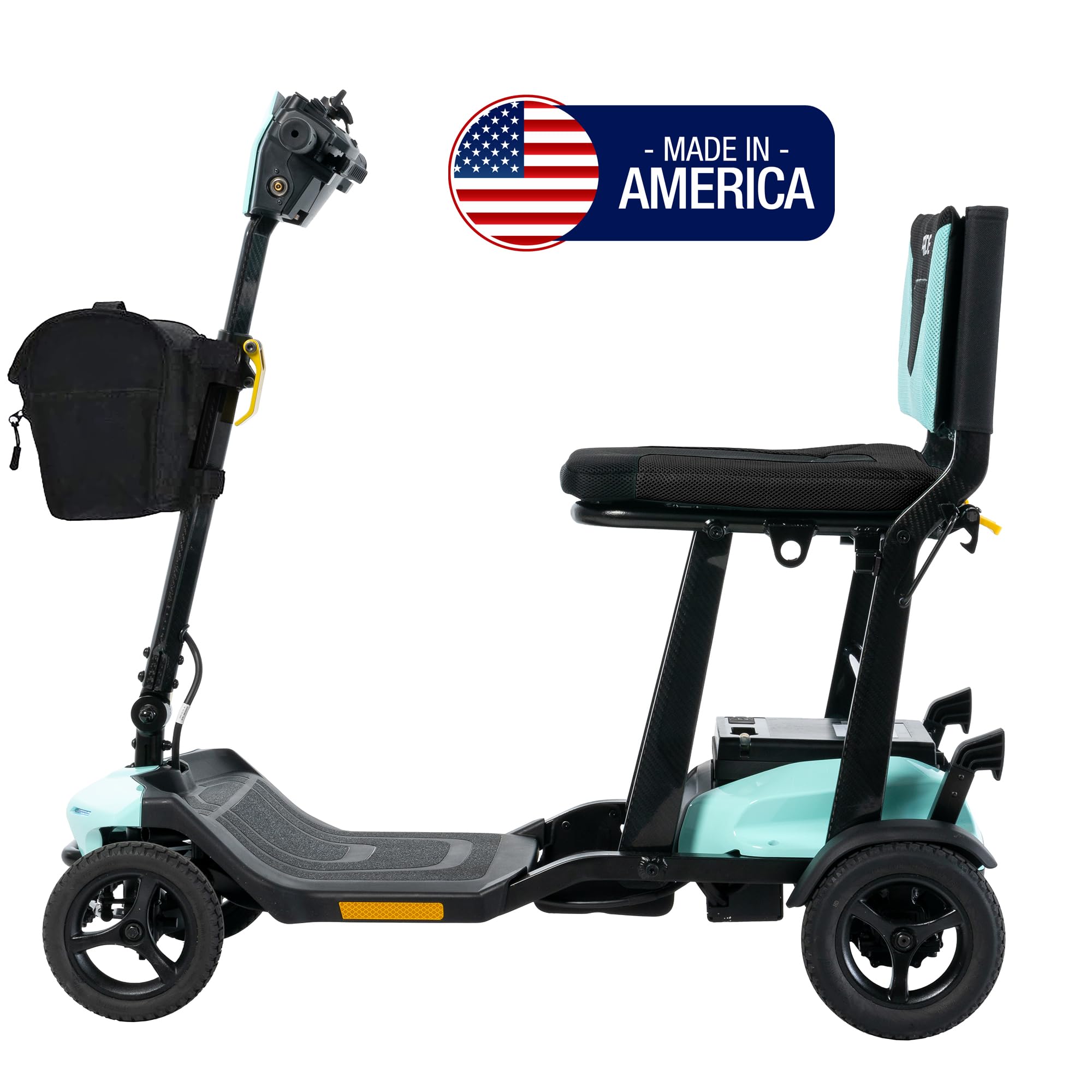 Pride Go Go - Scooter súper portátil + kit de actualización de viaje