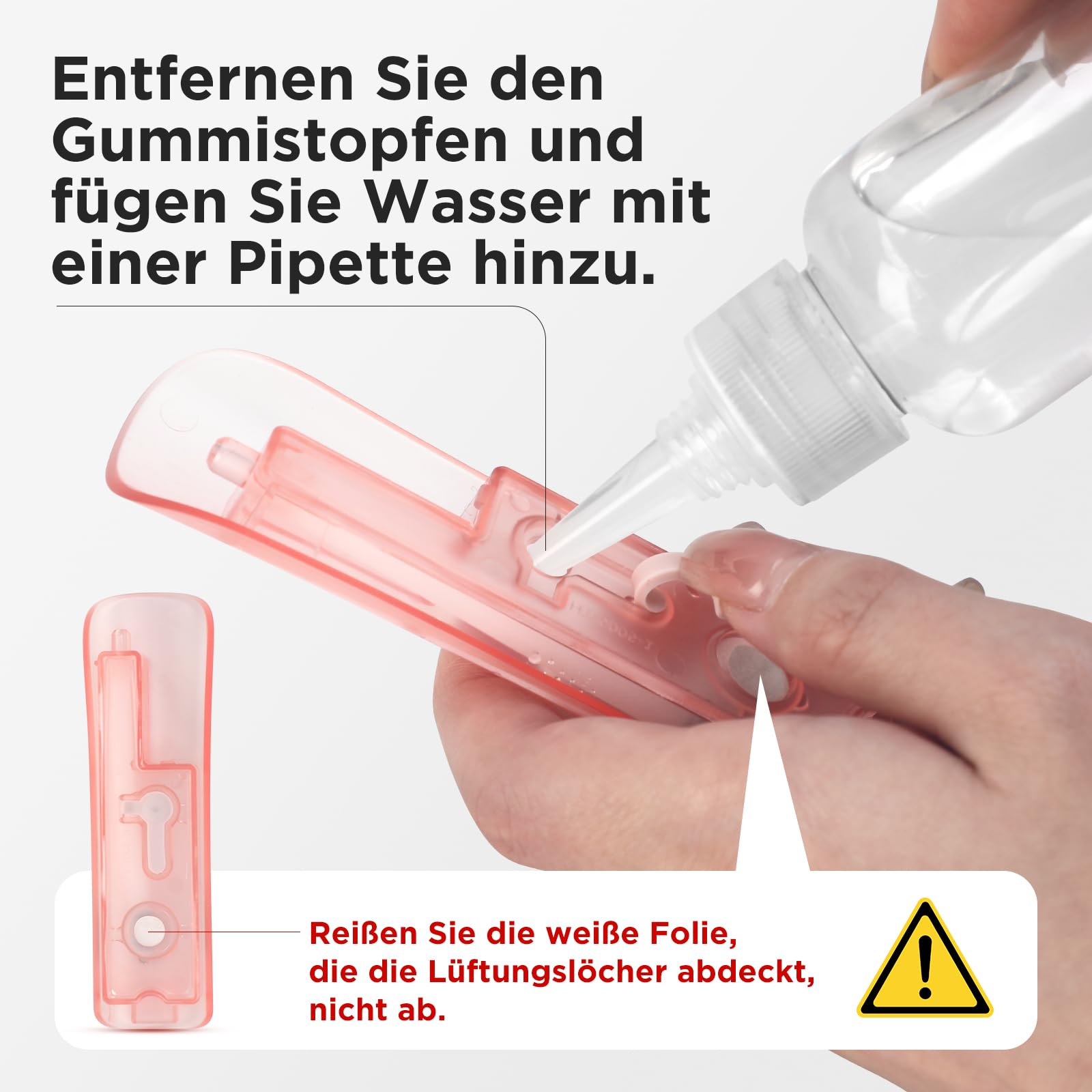 Pro Dampf Glättbürste, PARWIN PRO BEAUTY 3-in-1 Dampf Haarglätter Bürste, LED-Anzeigeleuchte, Ionentechnologie & Dampf für doppelte Pflege, reduziert Schäden, 4 Temperatureinstellungen - Rosa