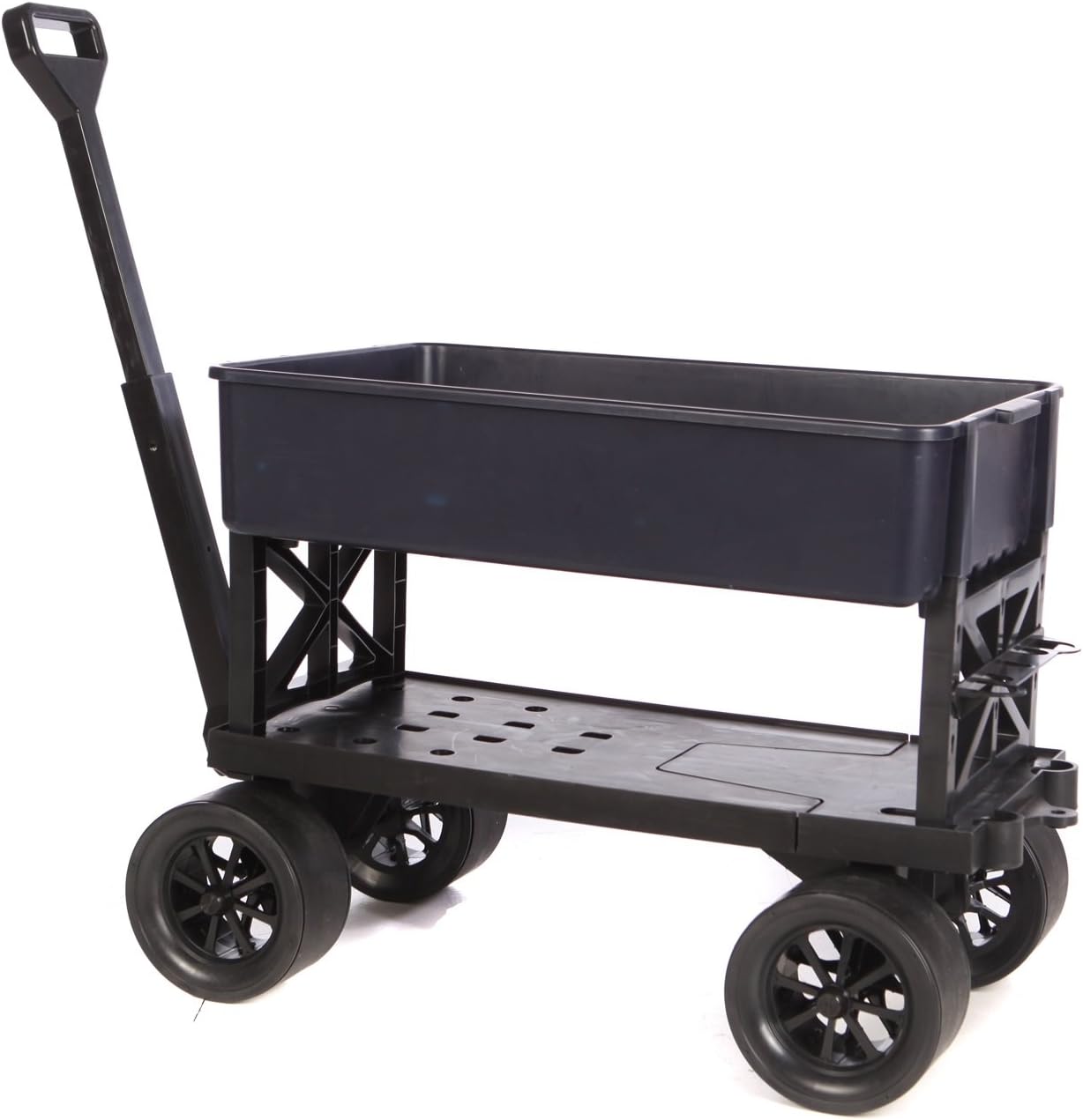 Equipment Carts and Wagons Rolling 4 Wheel Pull Behind Cooler Ice Chest Garden Cart