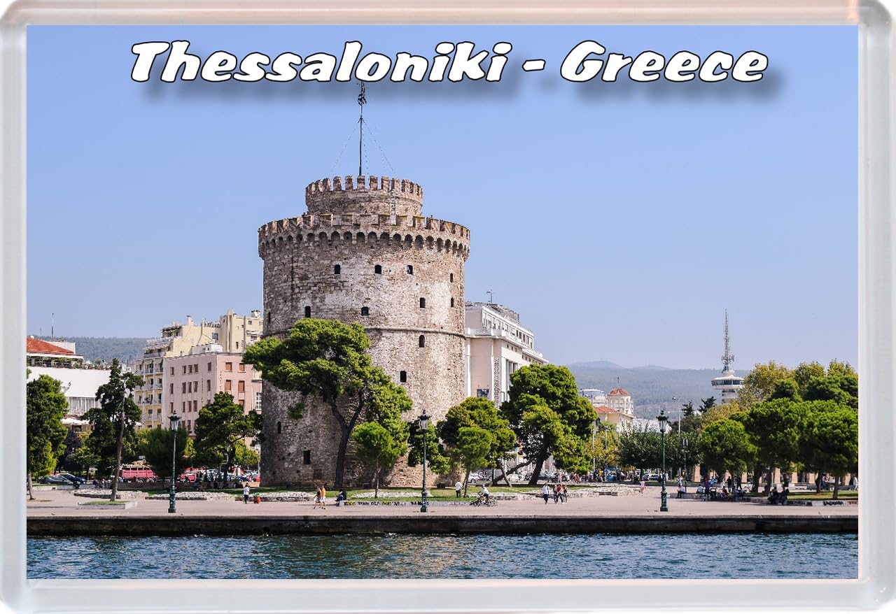 Thessaloniki - Greece - 96 x 67mm Jumbo Fridge Magnet/Magnets BBSFHM728