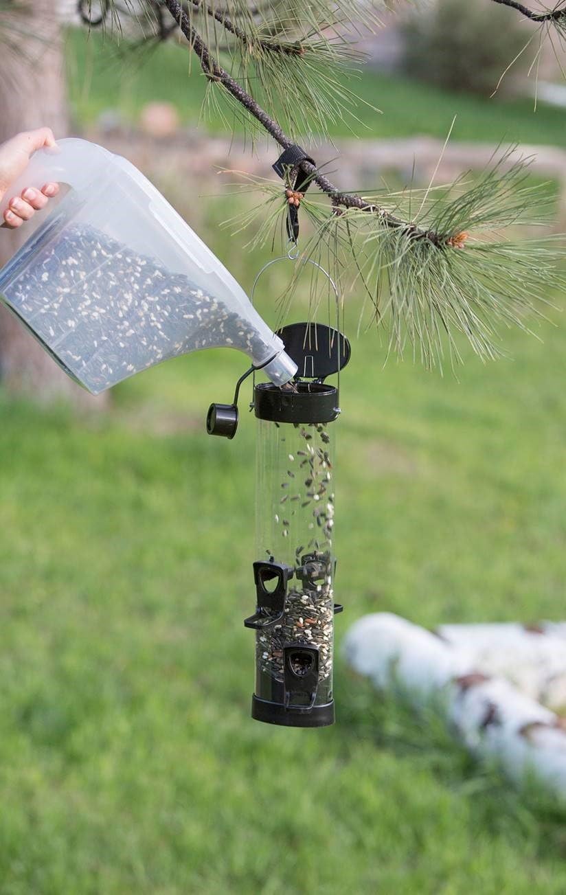 More Birds 3N1 Bird Seed Super Tote and Storage, 5 lb Seed Capacity : Everything Else