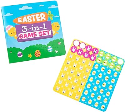 Fun Express Easter Cling Travel Games - 12 Pieces