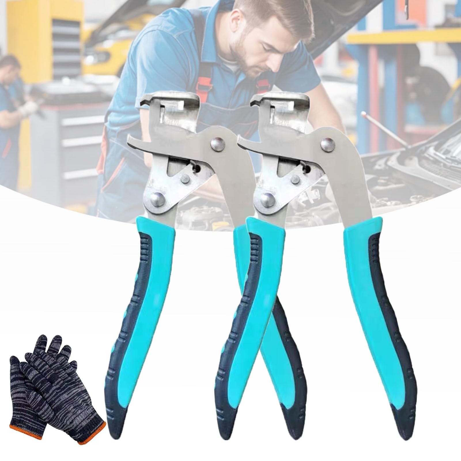 Pinze per clip per auto, strumenti di smontaggio, efficienti, multifunzionali, per auto, facili da rimuovere, elementi di fissaggio, clip, fibbie e rivetti, aprire i pannelli senza sforzo senza danni