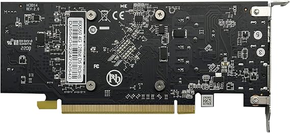 51RISC Radeon RX 550 LP Graphics Card, Low Profile 4GB GDDR5 Small Form Factor Video Card for Gaming 4K Display Desktop/Mini PC SFF Video Card (RX 550 4GB Low Profile)