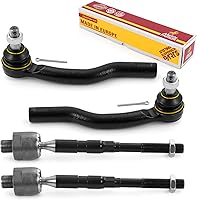 Vista 121 de Metrix Premium Chassis Parts - Kit de 4 piezas de extremos de barra de acoplamiento frontal exterior e interior compatible con Nissan Pathfinder