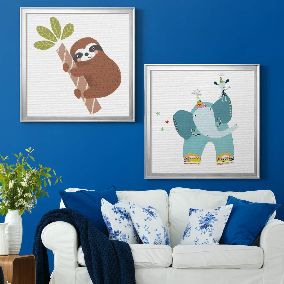 Amazon.com: Floral Wall Art, Wall Décor Canvas, Classic, Geometric