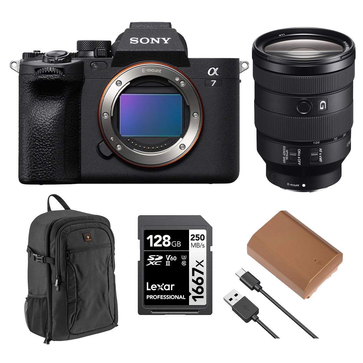 Amazon.com: Sony Alpha a7 IV Mirrorless Camera with FE 24-105mm f