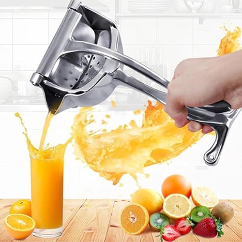 Miniatura 1 de Exprimidor manual de frutas de acero inoxidable Exprimidor de prensa de limón resistente para extracción de cítricos sin esfuerzo, exprimidor de