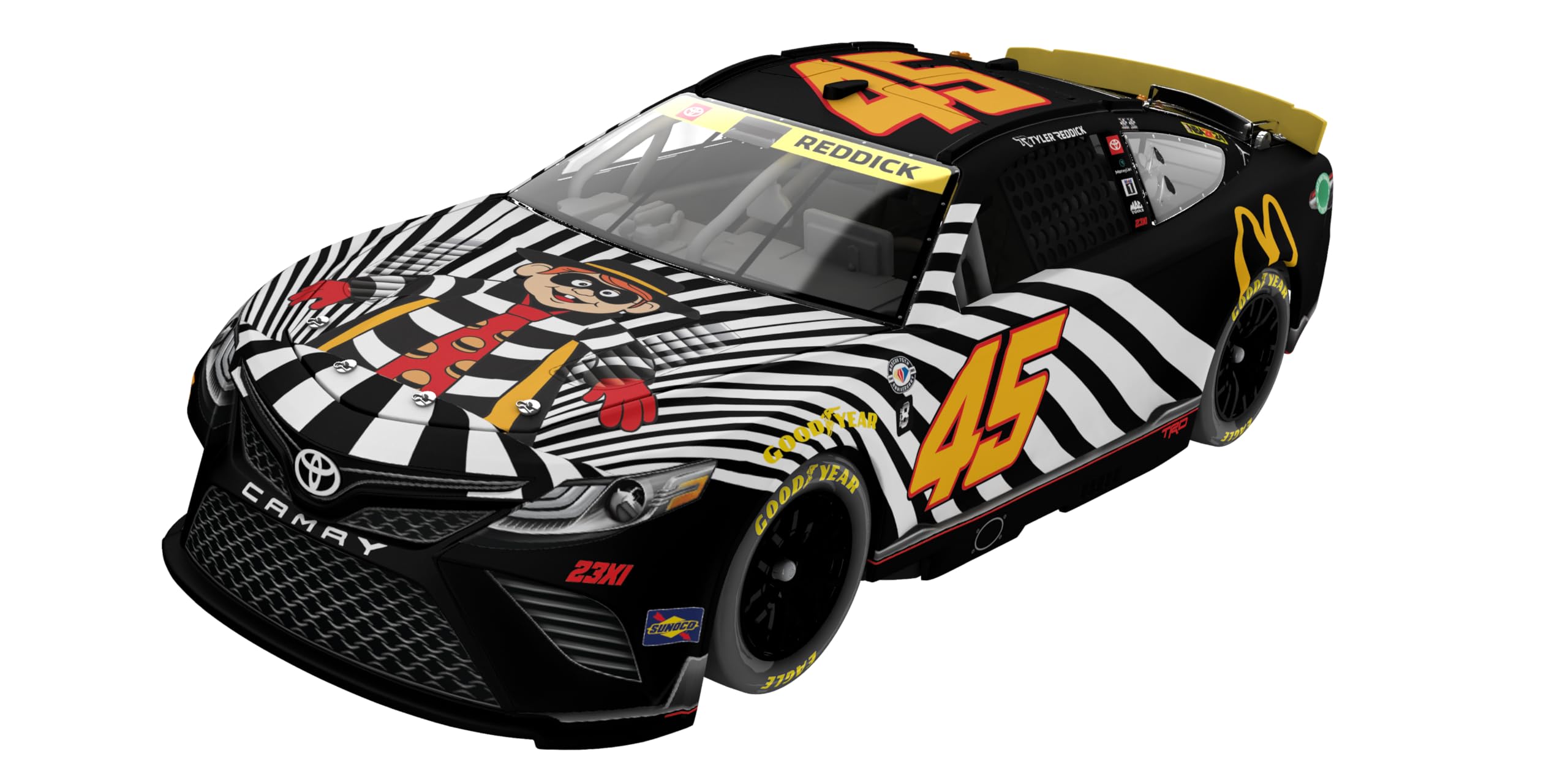 Amazon.com: Lionel Racing Tyler Reddick 2023 McDonald's Hamburglar