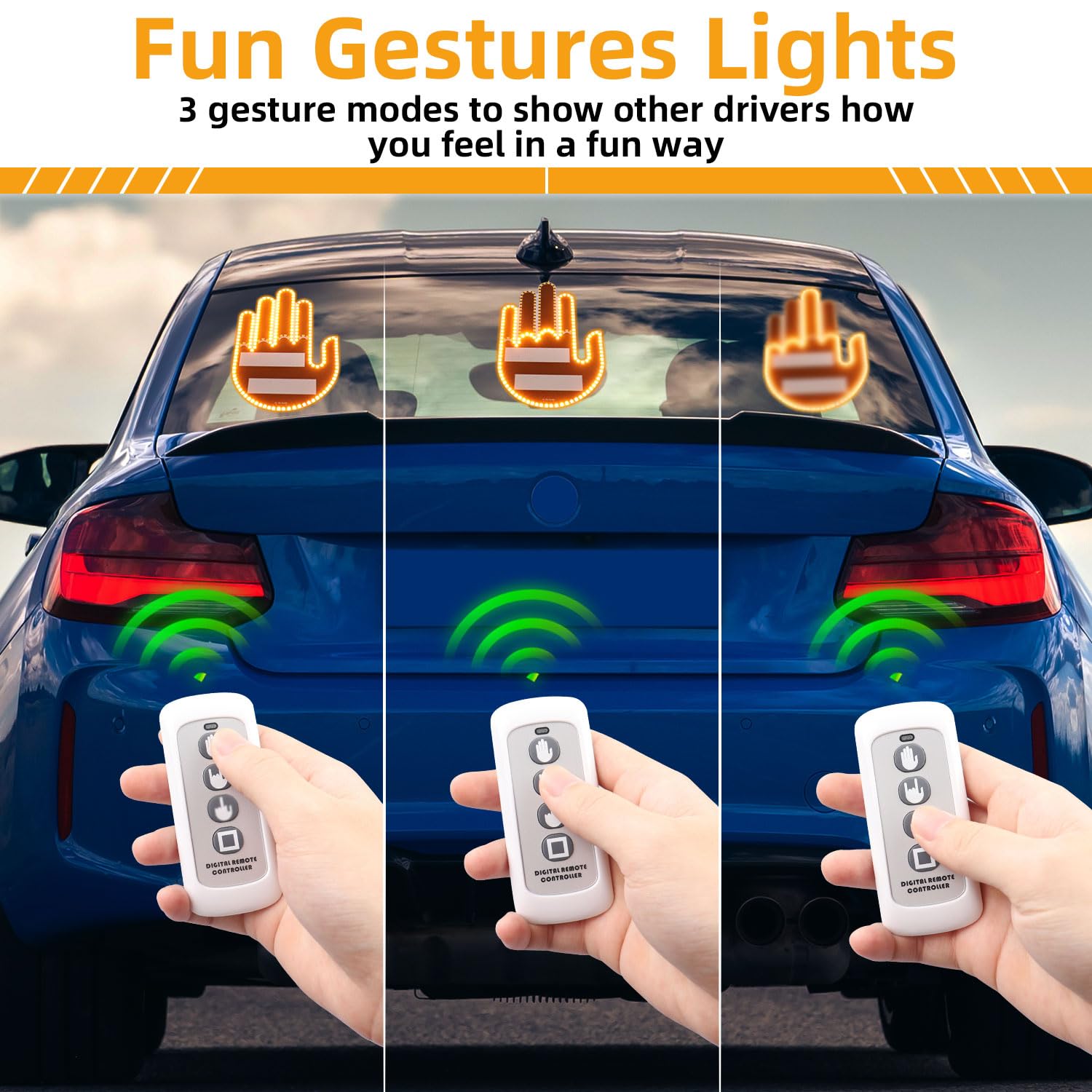 Middle Finger Car Rim Snapklik.com : Middle Finger Car Light