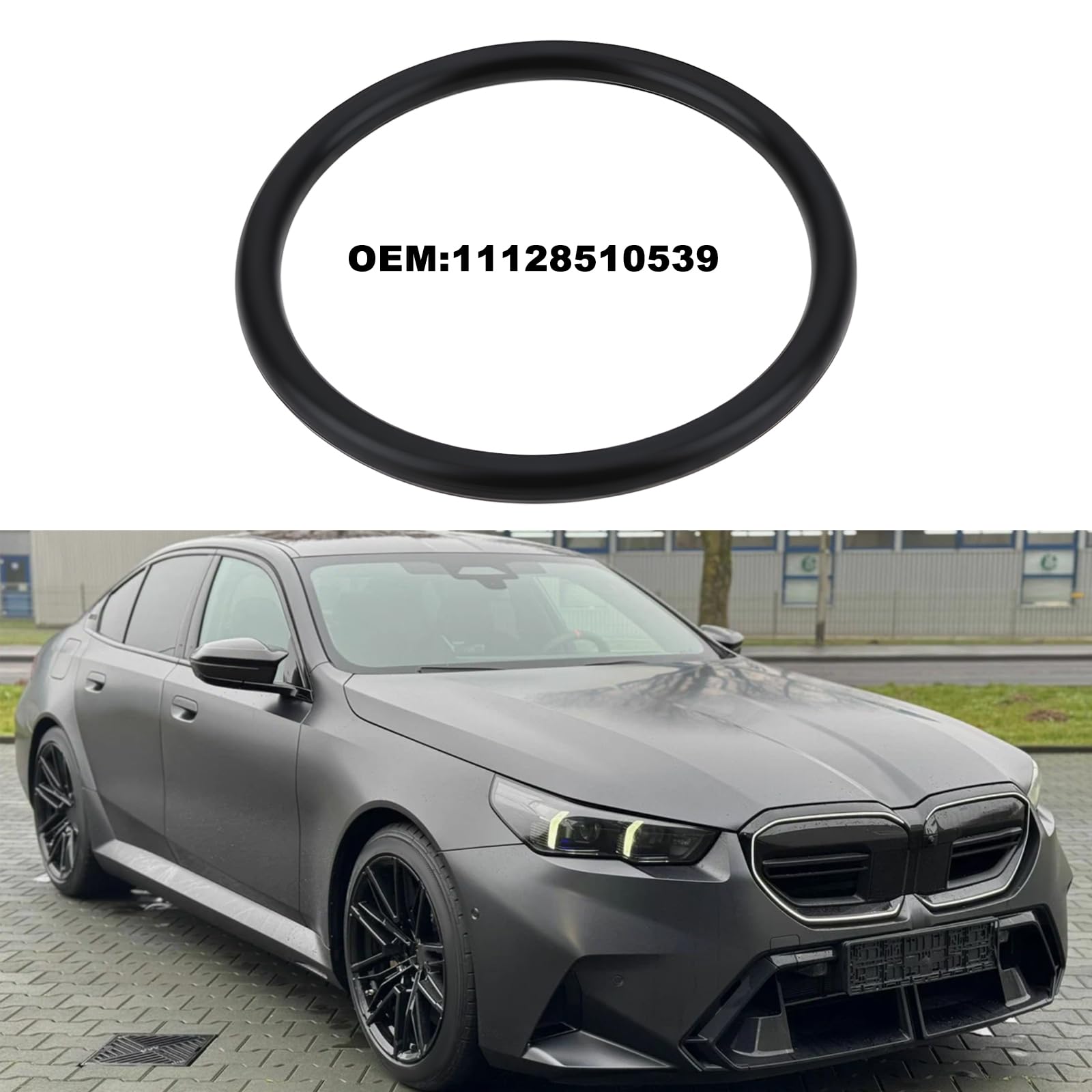 ECSiNG 2 Stück Öleinfüllstutzendichtung 36x3mm Fluorkautschuk 11128510539 Kompatibel mit BMW 1er Van 1er 3 Gran Turismo