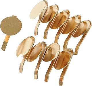 MYmama ポニーフック 10個セット 皿付き ゴールド ヘアアクセサリー