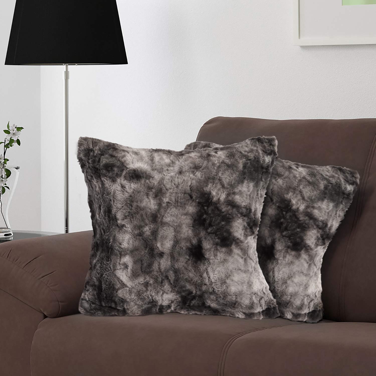 Throw Pillow Cover Grey