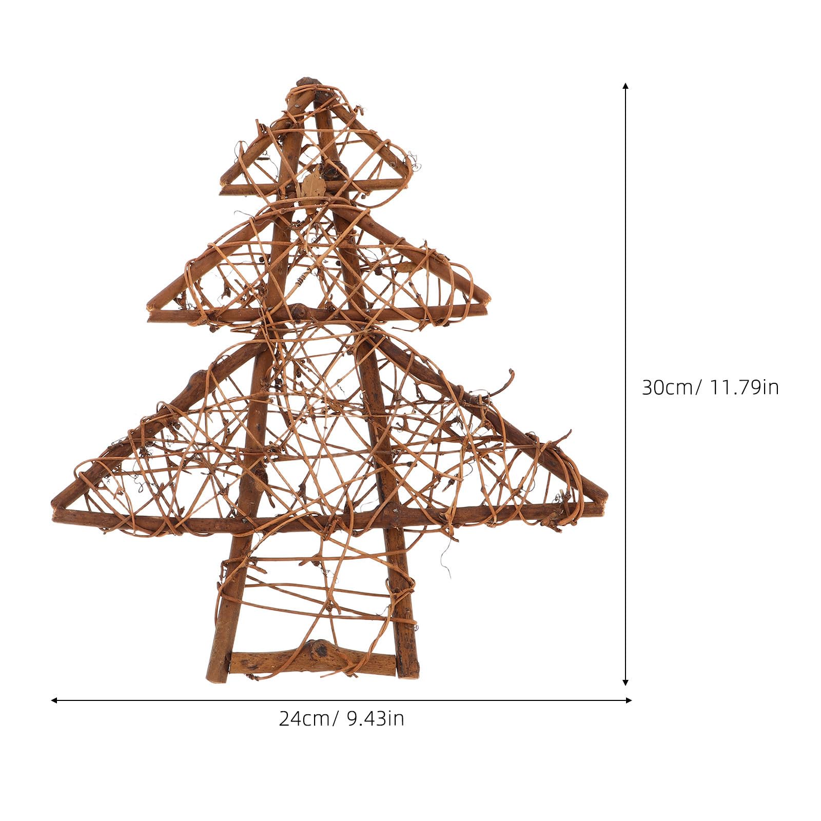 NUOBESTY 8 Stück Rattan Kranzrahmen 11, 8 Zoll als Traditioneller | Landhausdekor für Wohnzimmer und Tischmitte, Rustikaler Farmhouse Stil