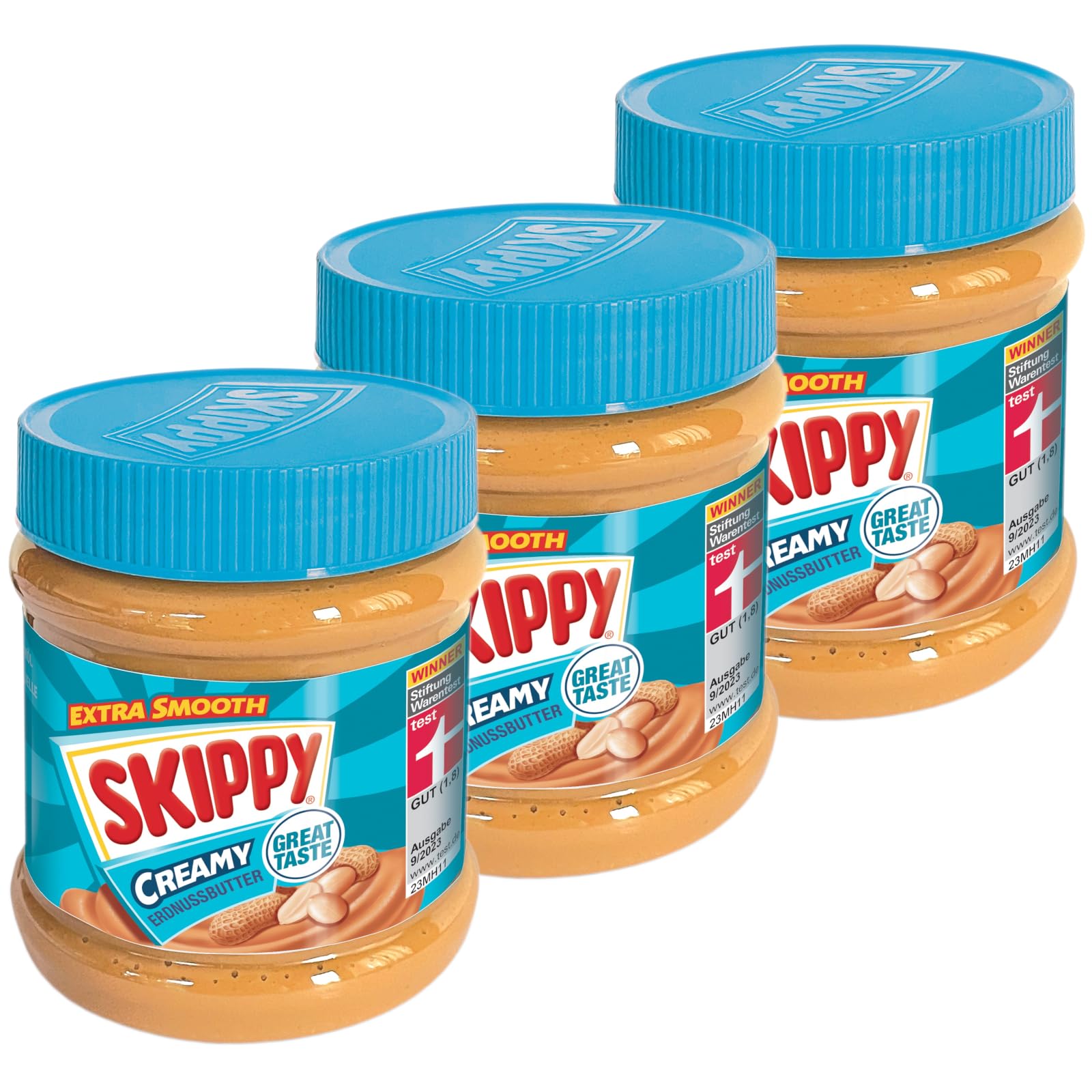 Skippy - De Cacahuetes Butter Creamy 340G - Lote de 3