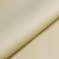 Vista 8 de Waterproof Synthetic Leather Upholstery Fabrics, Soft Anti-UV Material,Hypoallergenic Easy to Clean Non-Peeling (3Yard, Black)